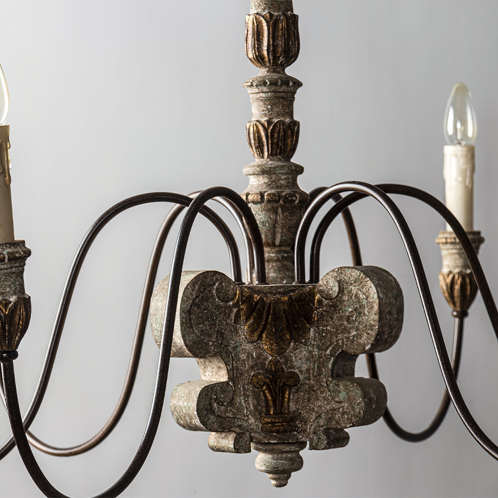Geovanna Vintage Industrie Massiver Kronleuchter-Letslighting