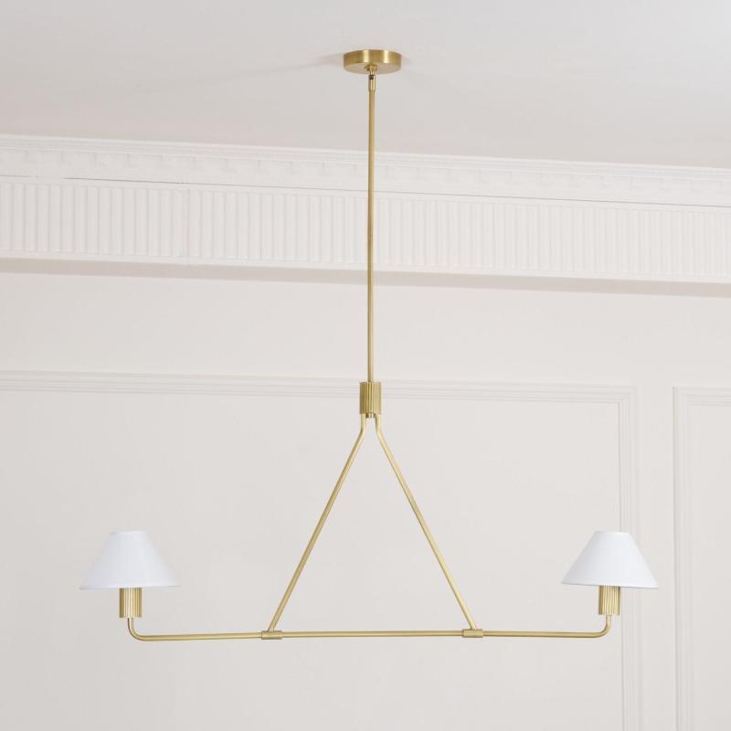 Ornuvyh Industrieller Vintage-Kronleuchter aus Stoff-Letslighting