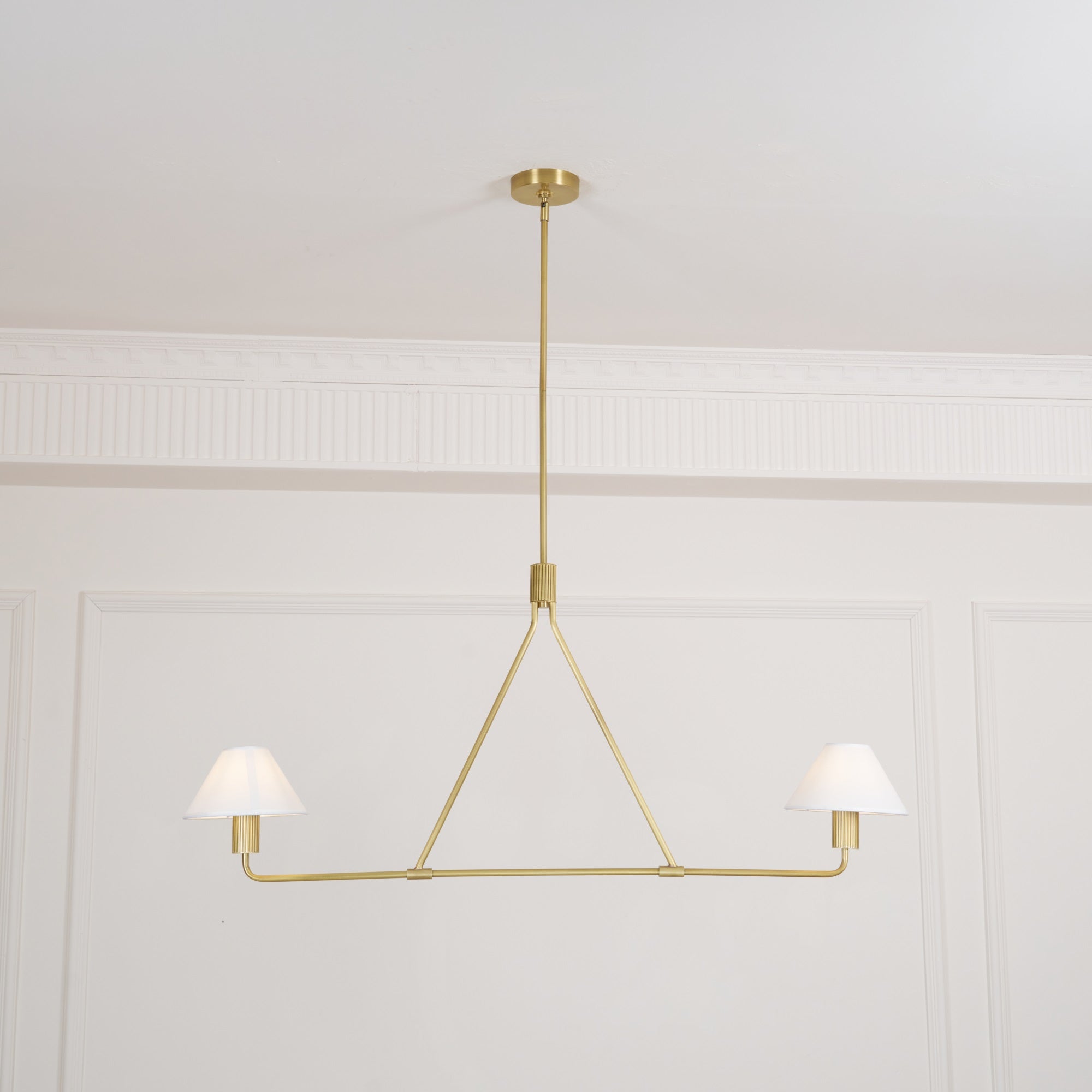 Aurora Kronleuchter Kegelschirm Minimalistisch-Letslighting