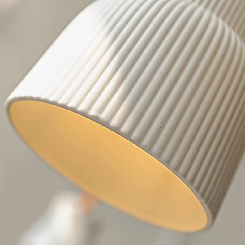 Pendelleuchte Keramik Gerippter Lederriemen Modern-Letslighting