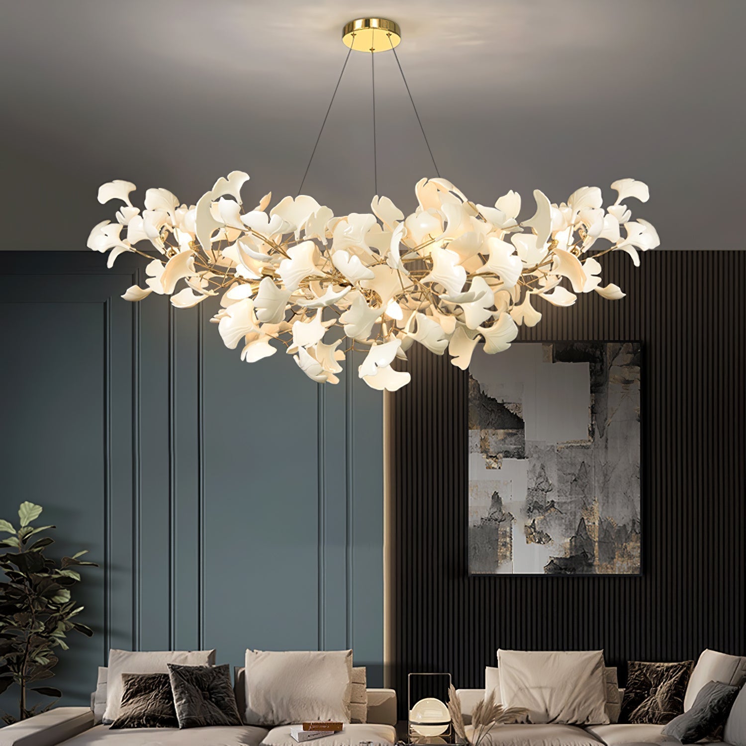 Metr Luxuskronleuchter aus Keramik in U-Bogen-Form-Letslighting