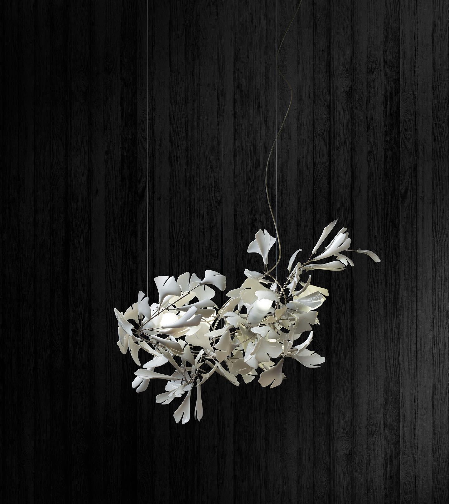 Gingko Chandelier A - Blowlighting