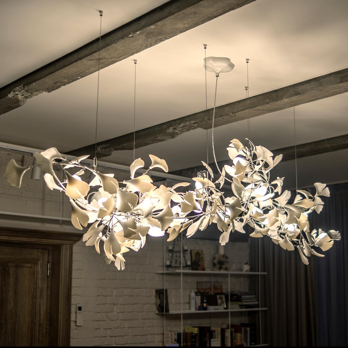 Gingko Chandelier A - Blowlighting