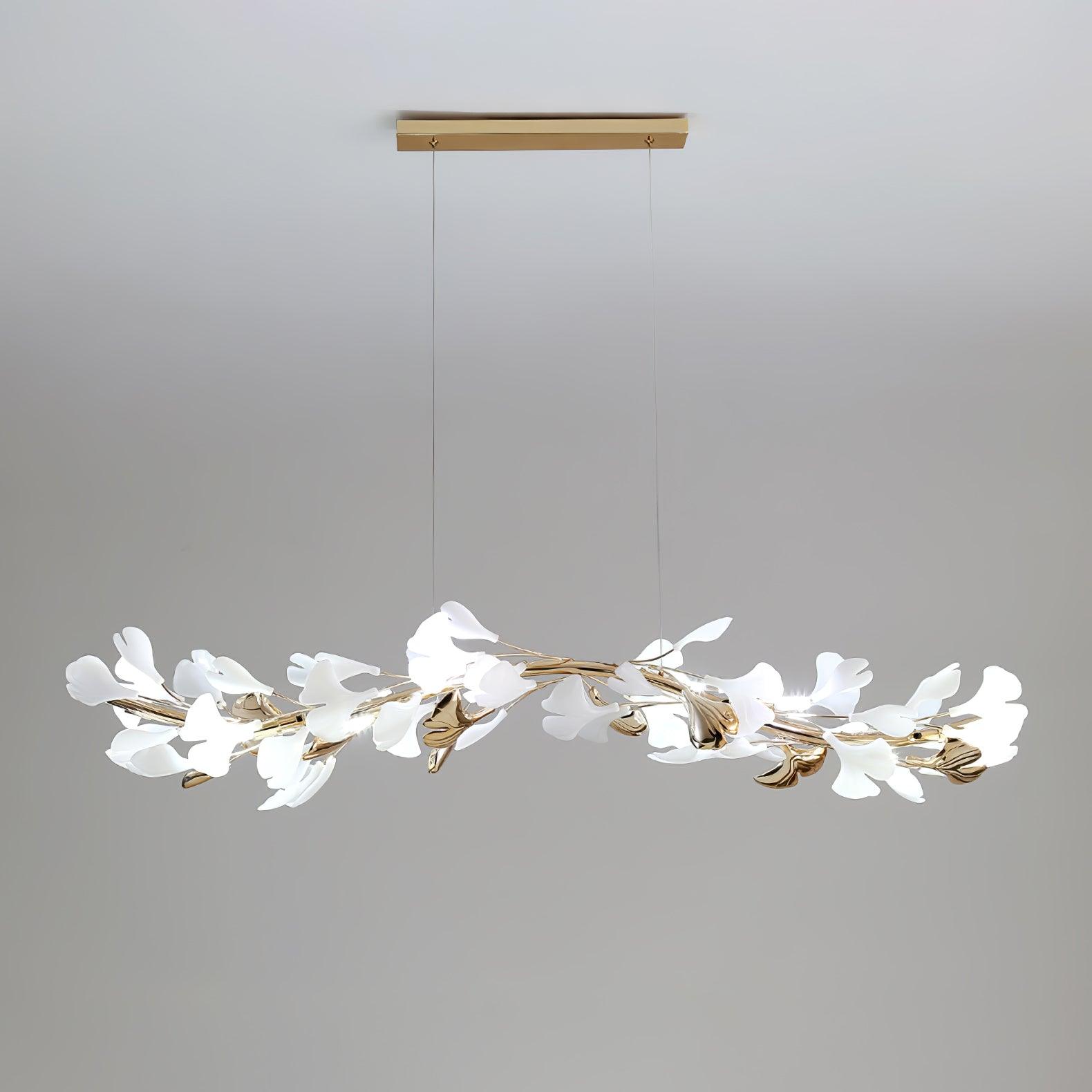 Olivia Keramik Gingko Kronleuchter-Letslighting