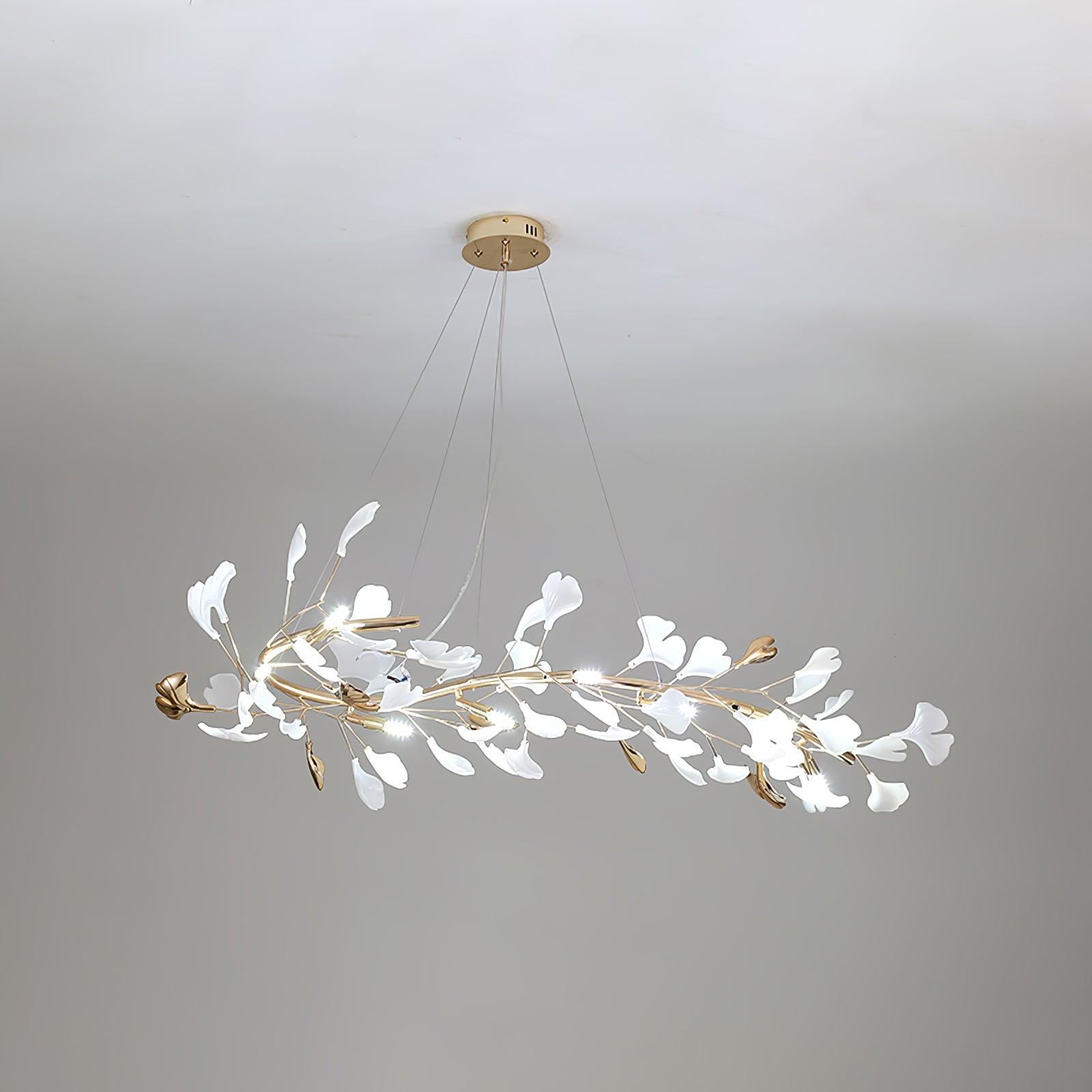 Olivia Keramik Gingko Kronleuchter-Letslighting
