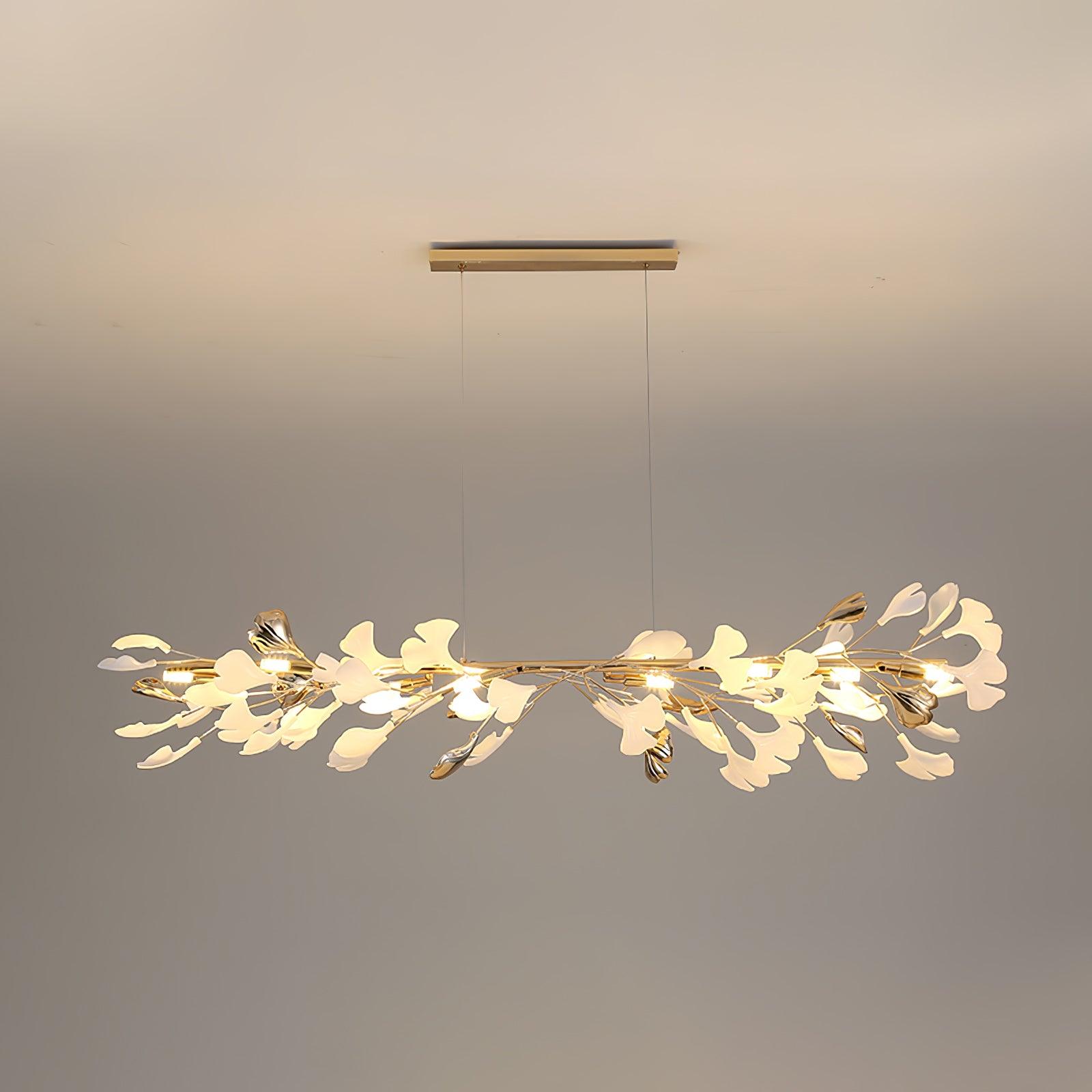 Olivia Keramik Gingko Kronleuchter-Letslighting