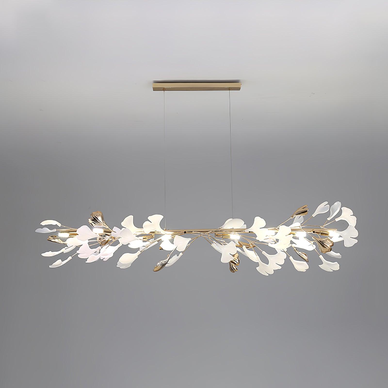 Olivia Keramik Gingko Kronleuchter-Letslighting