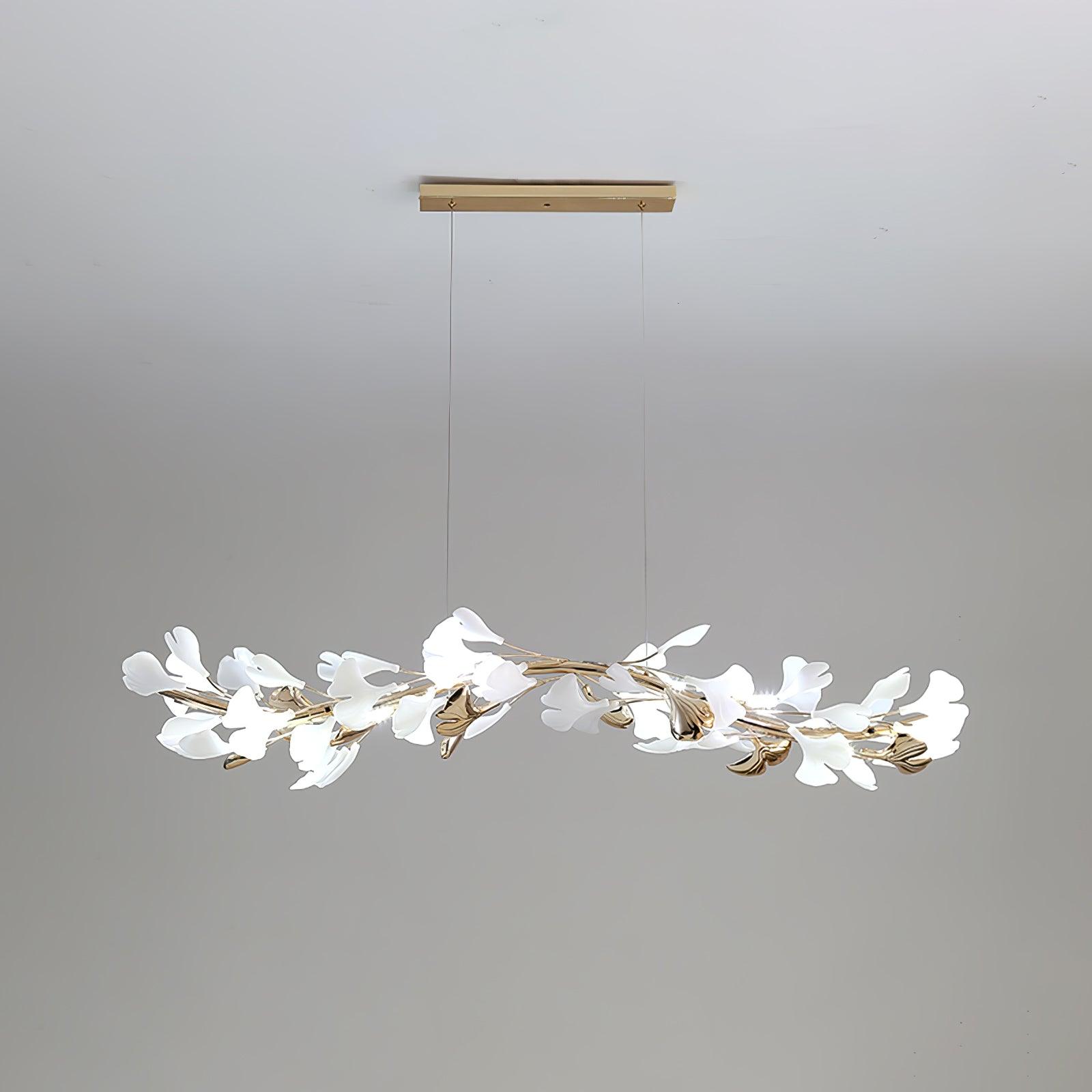 Olivia Keramik Gingko Kronleuchter-Letslighting