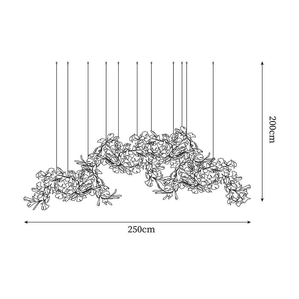 Elysia Florale Baldachin Kronleuchter-Letslighting