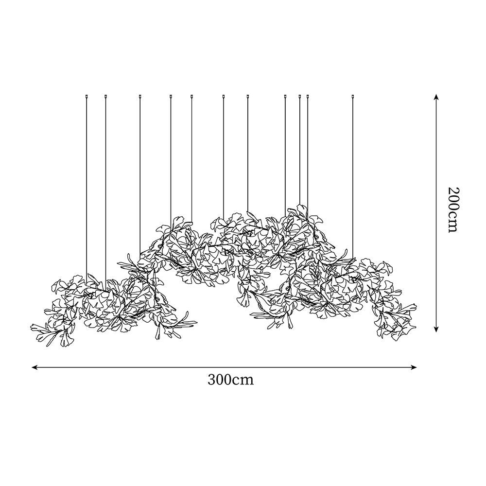 Elysia Florale Baldachin Kronleuchter-Letslighting