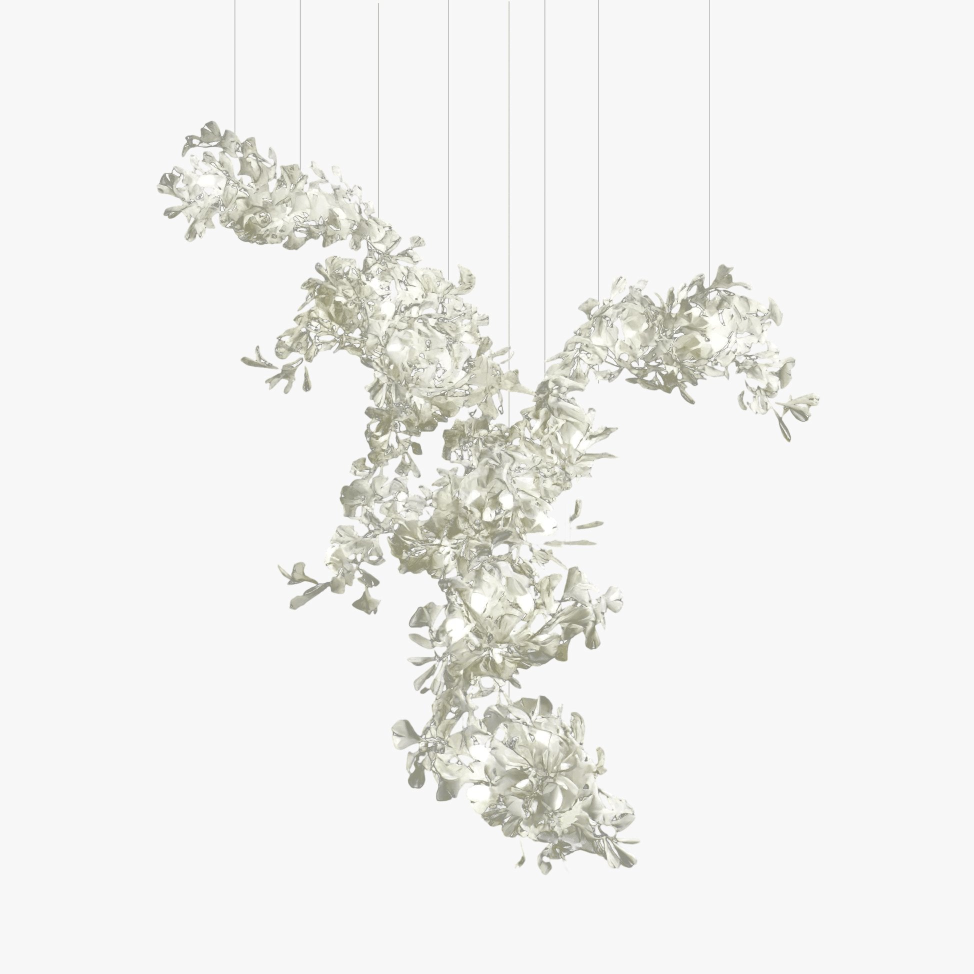 Alvenan Gingko Keramik-Kombinationsleuchter-Letslighting