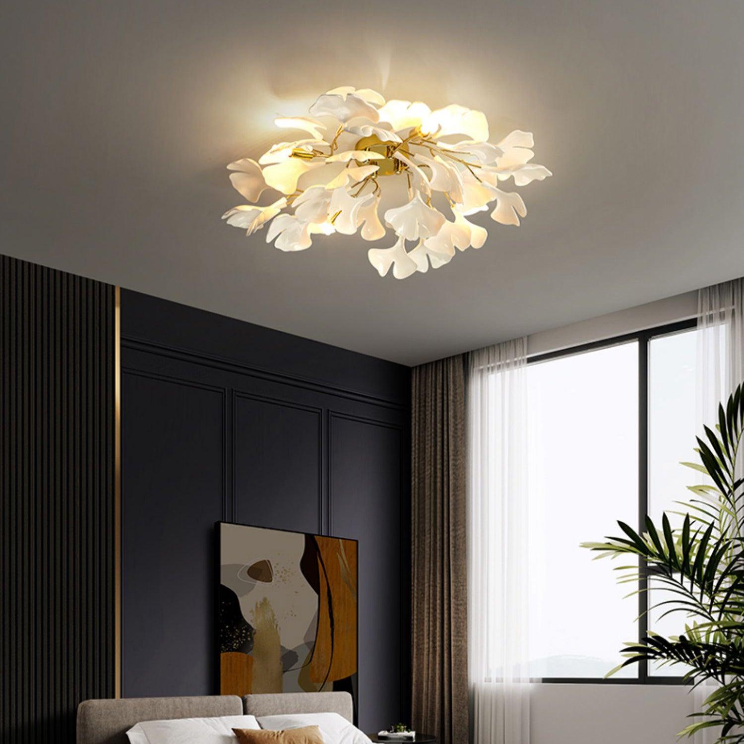 Callenne Ginkgo-Blatt Deckenleuchte-Letslighting