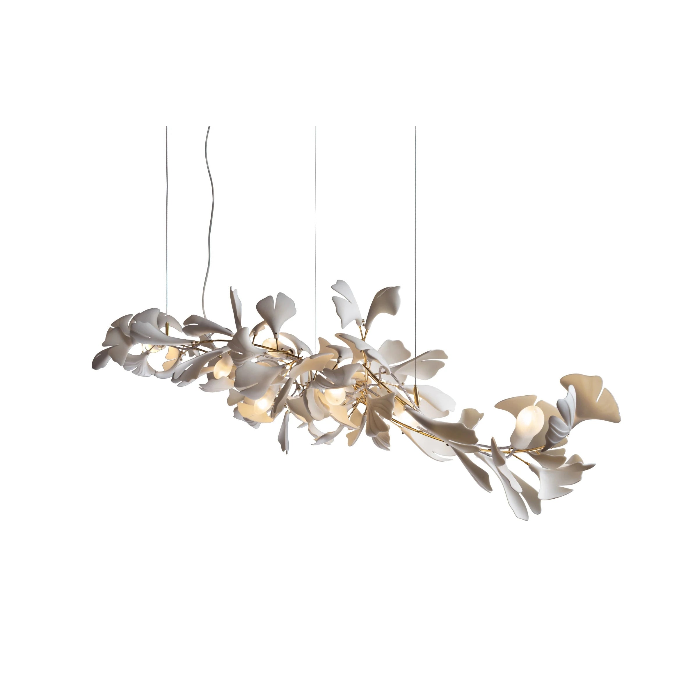 Gingko Chandelier A - Blowlighting