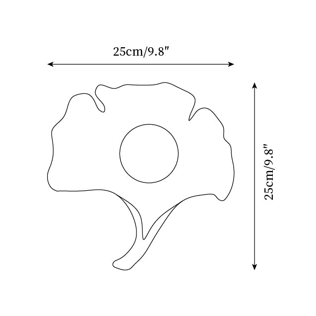 Olivia Ginkgo Blatt Form Wandleuchte-Letslighting