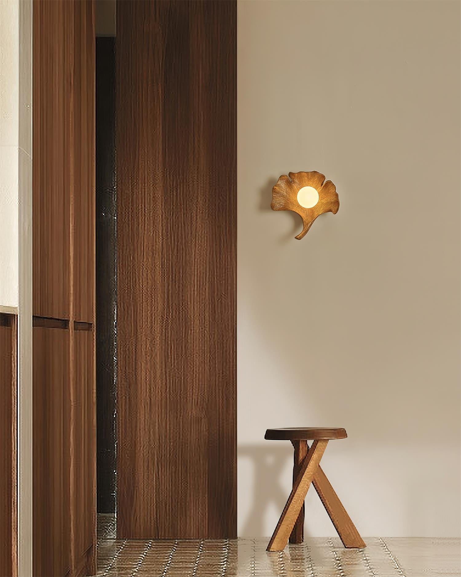 Olivia Ginkgo Blatt Form Wandleuchte-Letslighting