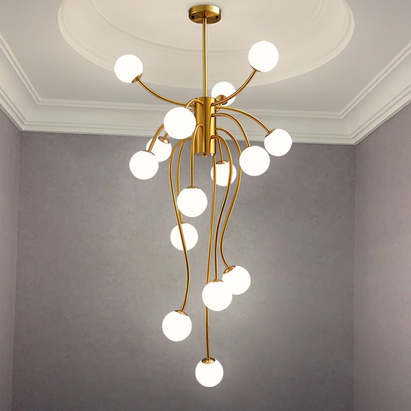 Astralyn Messing-Kugel-Kronleuchter-Letslighting