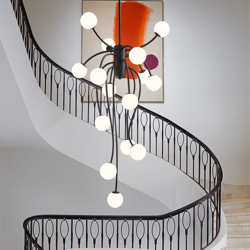 Astralyn Messing-Kugel-Kronleuchter-Letslighting