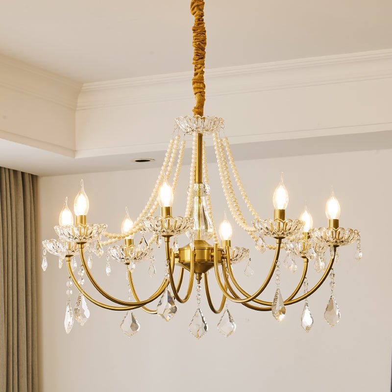 Cevaris Postmoderner Luxus-Kronleuchter aus Perlenglas-Letslighting