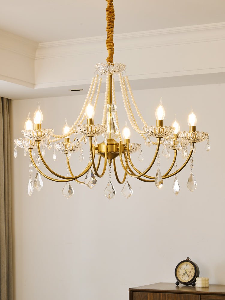 Cevaris Postmoderner Luxus-Kronleuchter aus Perlenglas-Letslighting
