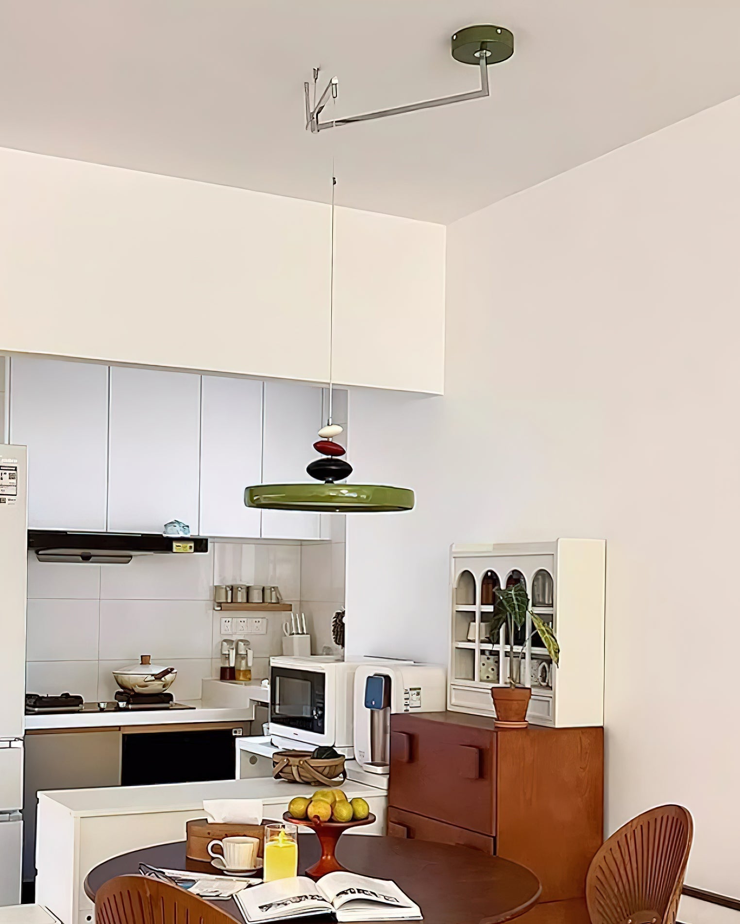 Ryder Moderne Pendelleuchte aus Metall und Harz-Letslighting