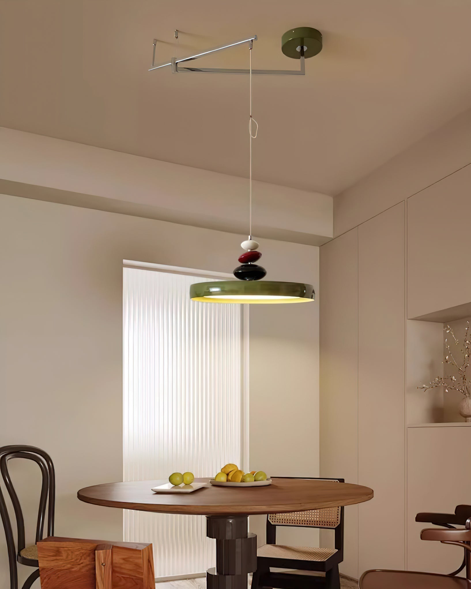Ryder Moderne Pendelleuchte aus Metall und Harz-Letslighting