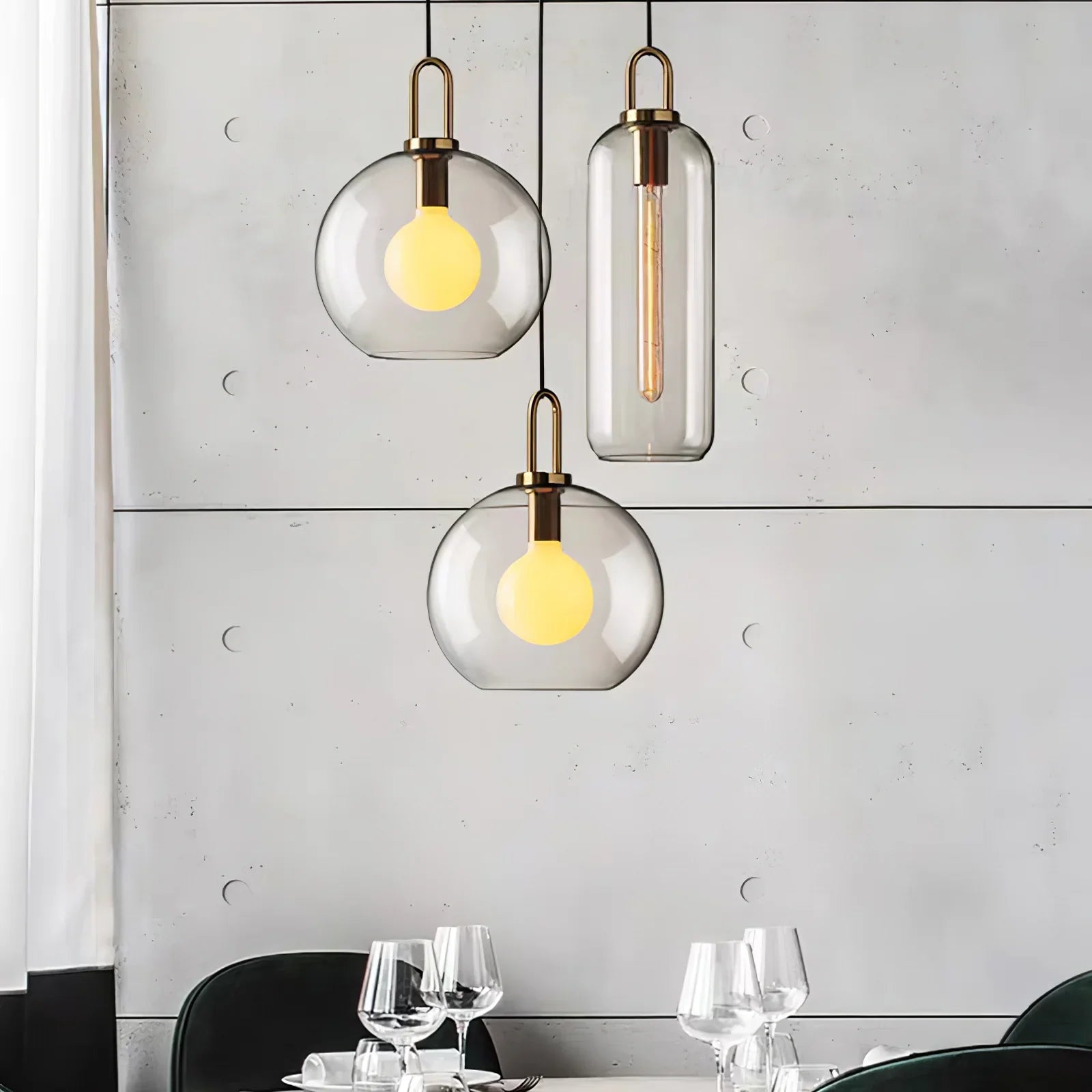 Vitra Glaspendelleuchte