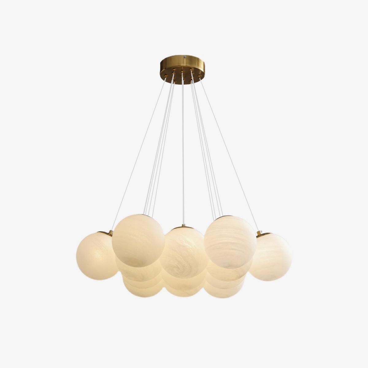 Lustra Kronleuchter Glas Cluster Mattglas-Letslighting