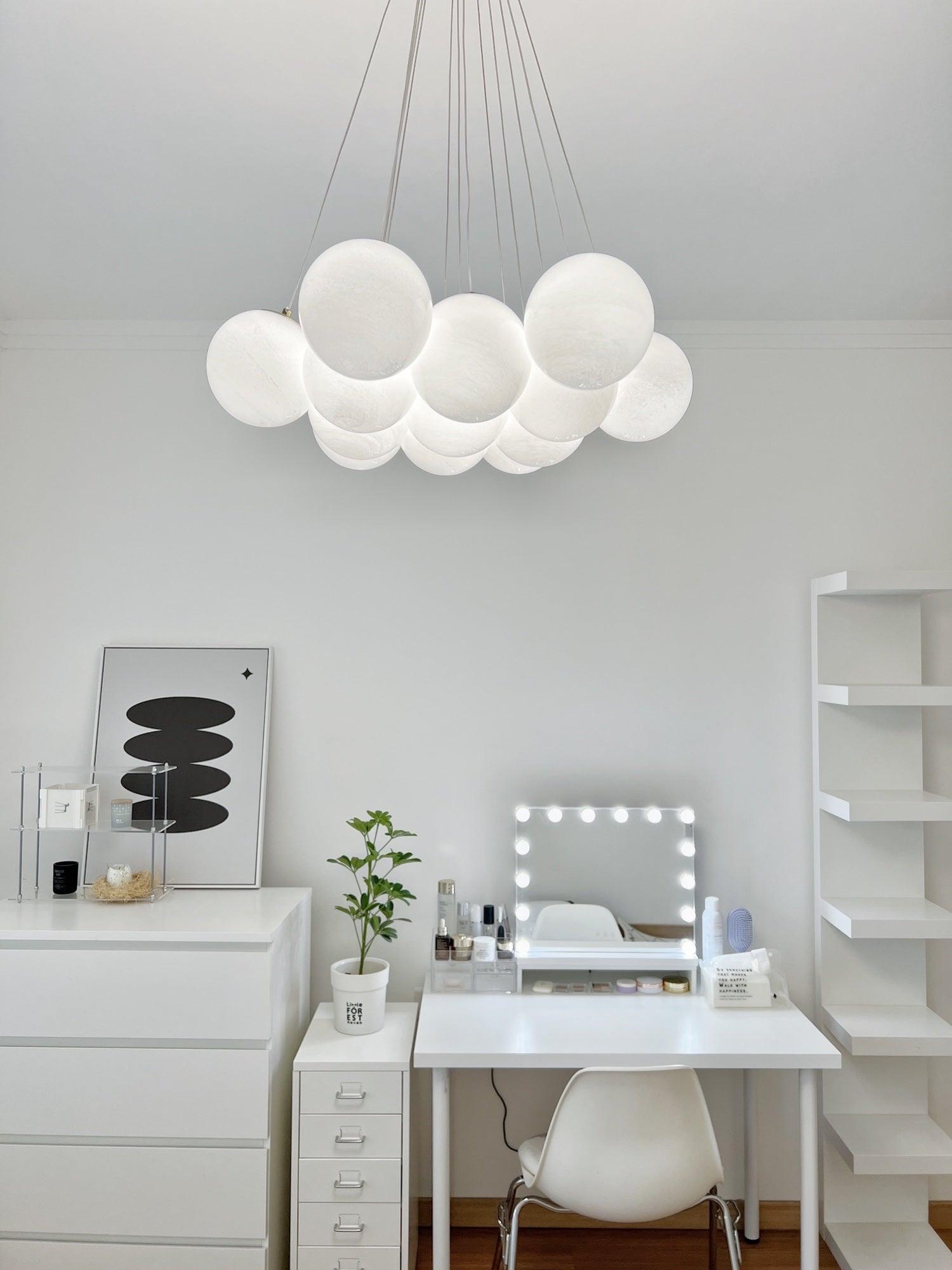 Lustra Kronleuchter Glas Cluster Mattglas-Letslighting