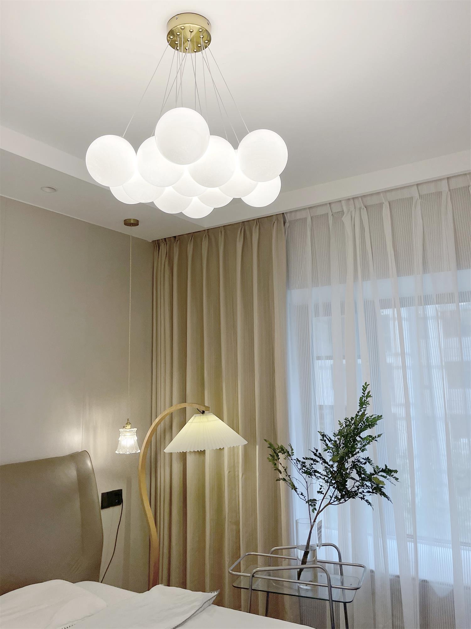 Lustra Kronleuchter Glas Cluster Mattglas-Letslighting