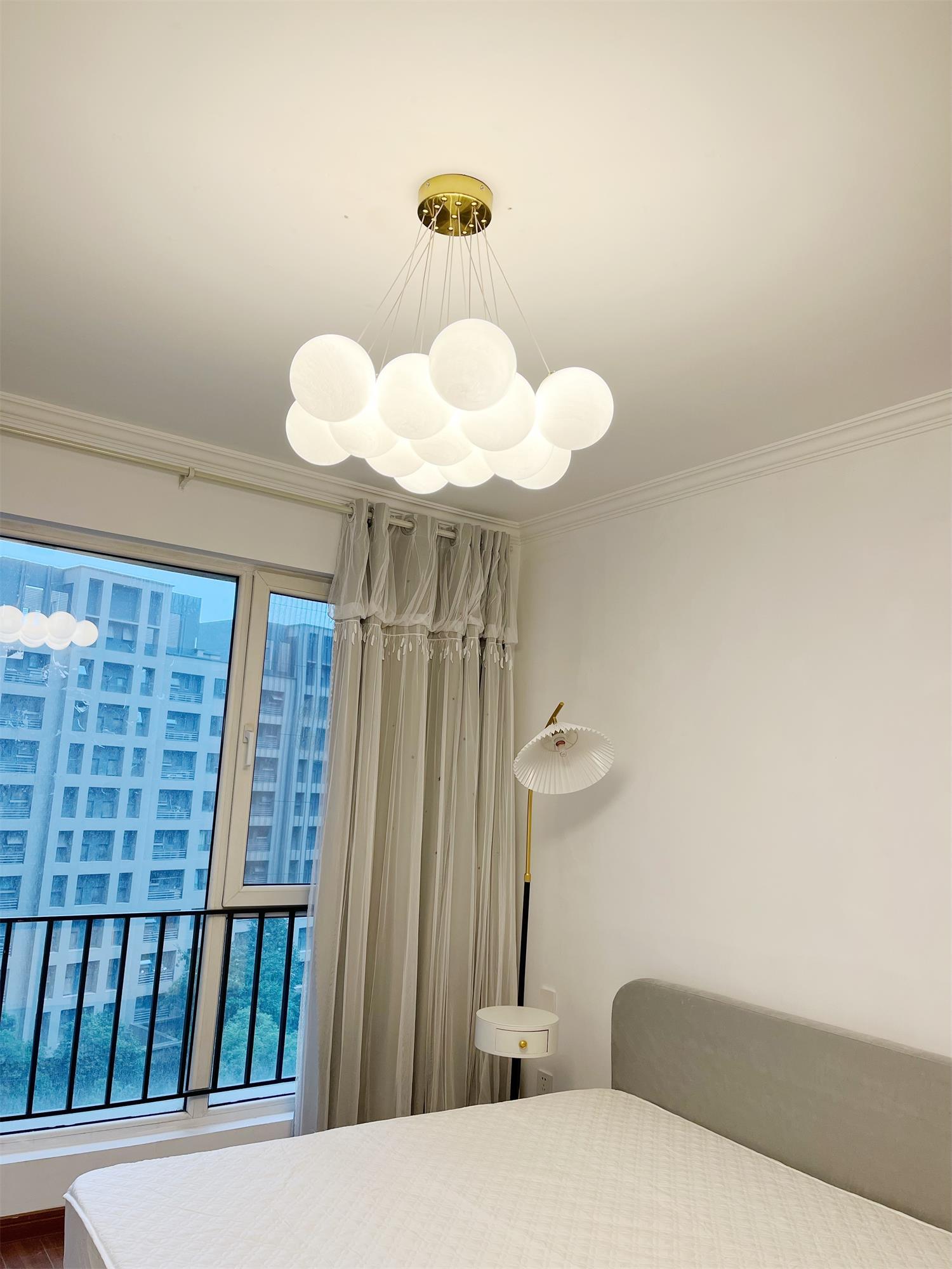 Lustra Kronleuchter Glas Cluster Mattglas-Letslighting
