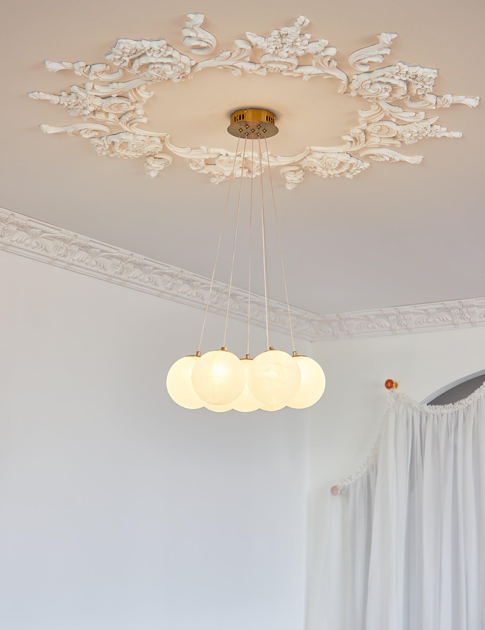 Lustra Kronleuchter Glas Cluster Mattglas-Letslighting