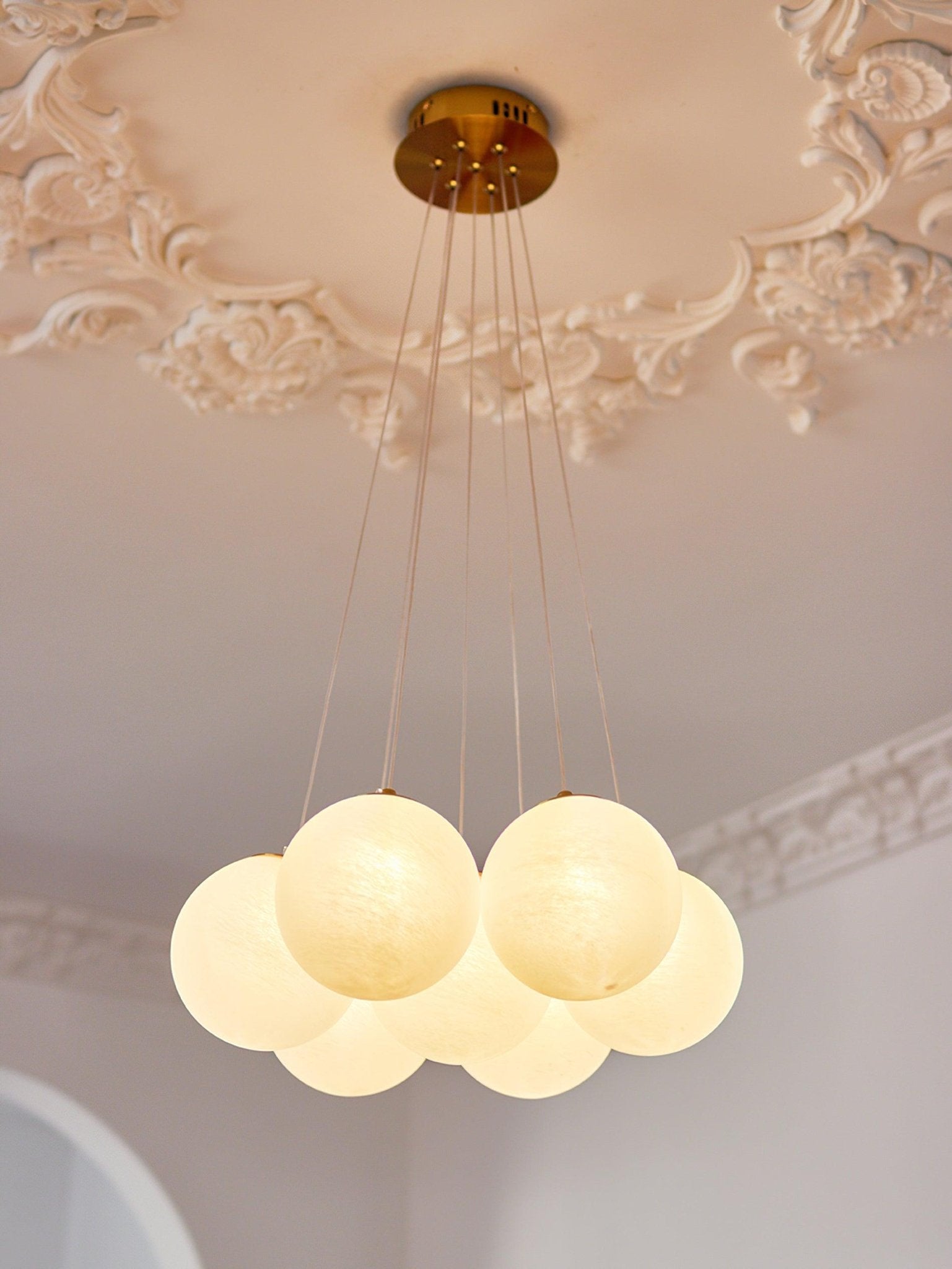 Lustra Kronleuchter Glas Cluster Mattglas-Letslighting