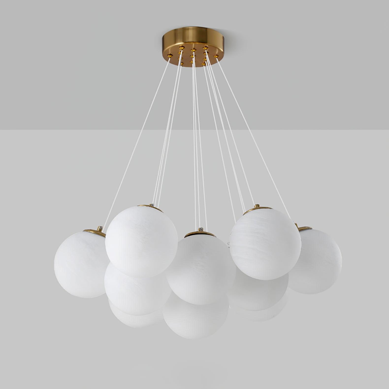 Lustra Kronleuchter Glas Cluster Mattglas-Letslighting