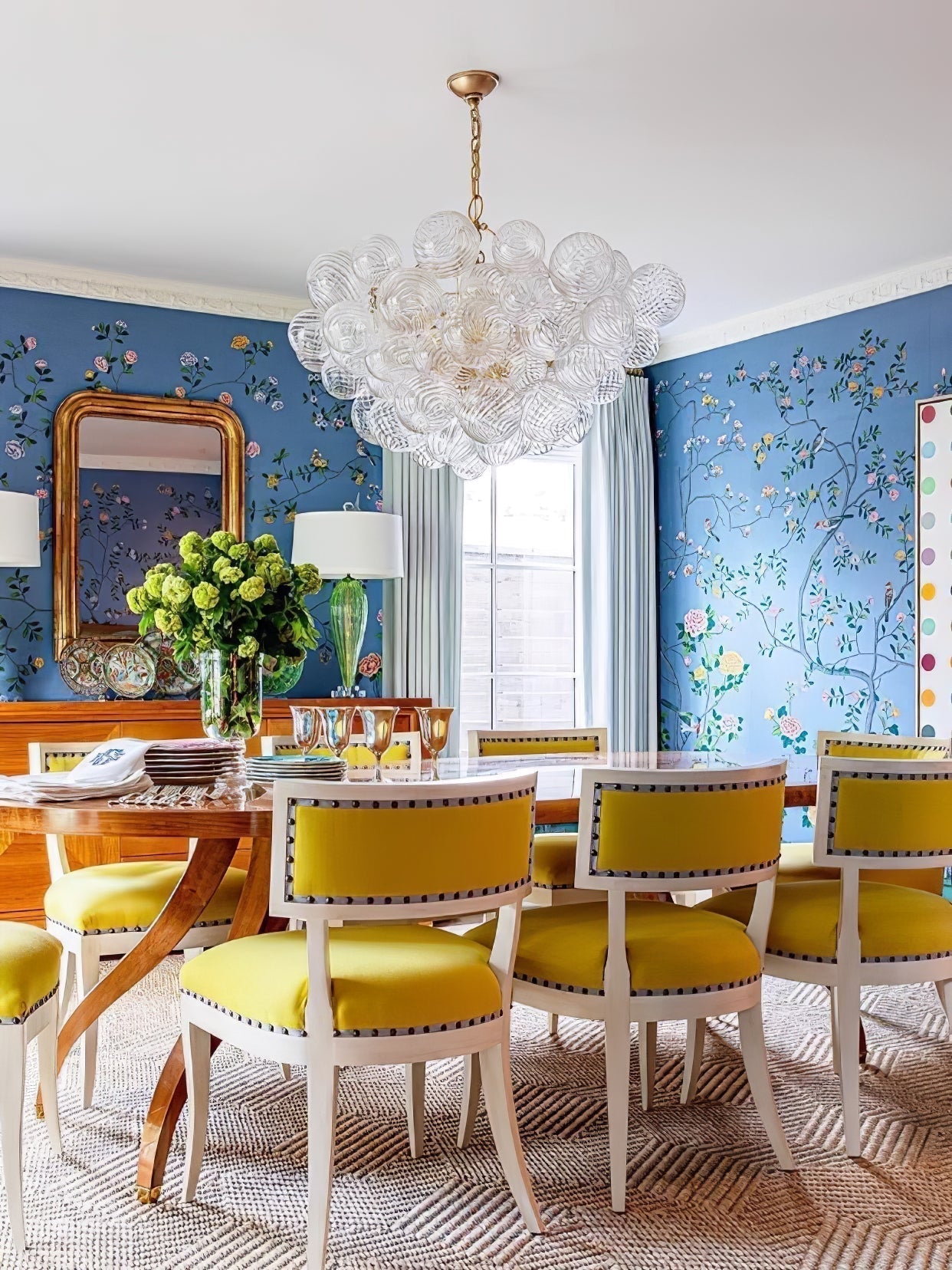 Aurora Chandelier Glass Ball Bubble Modern - Blowlighting