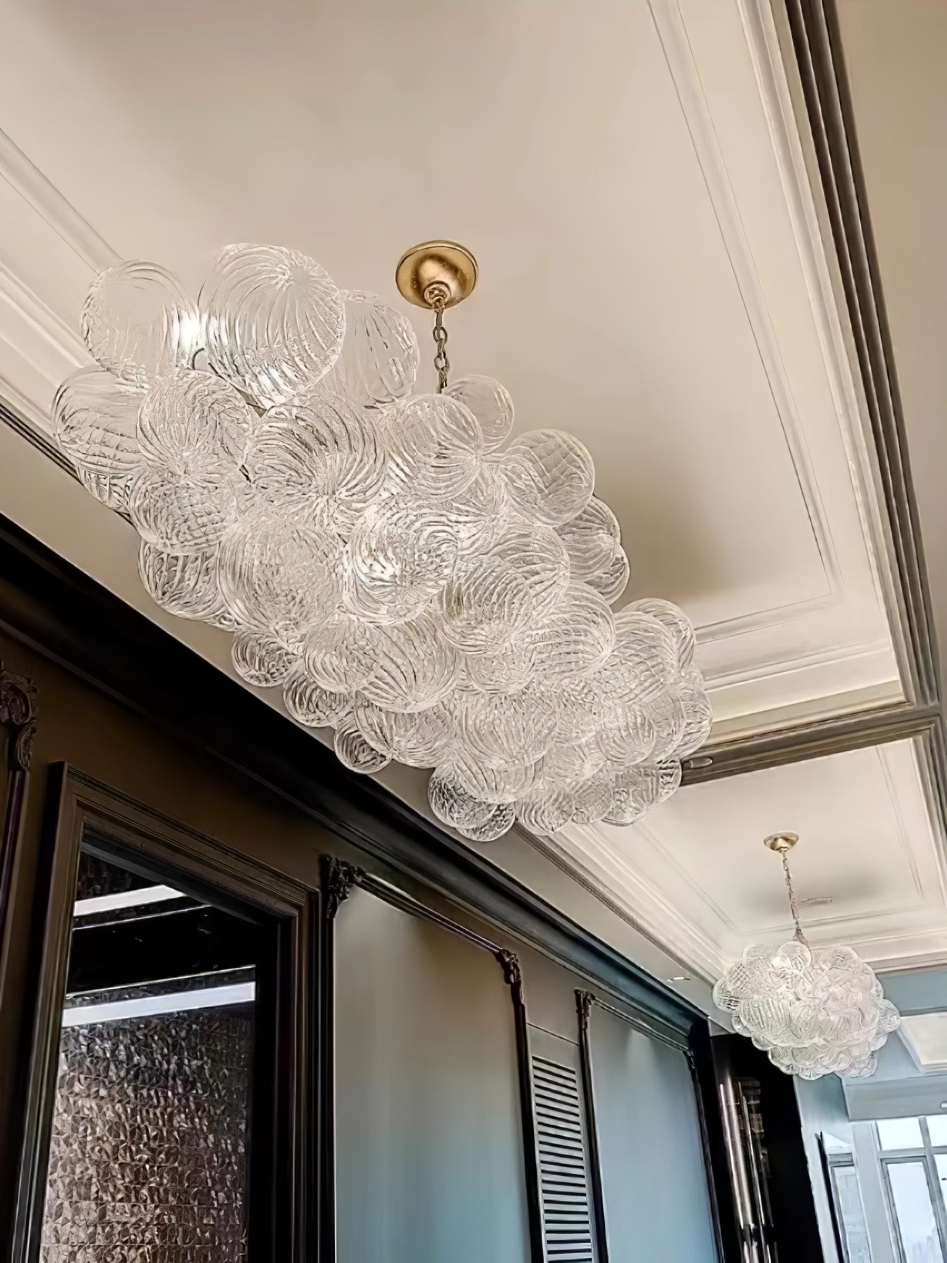 Aurora Chandelier Glass Ball Bubble Modern - Blowlighting