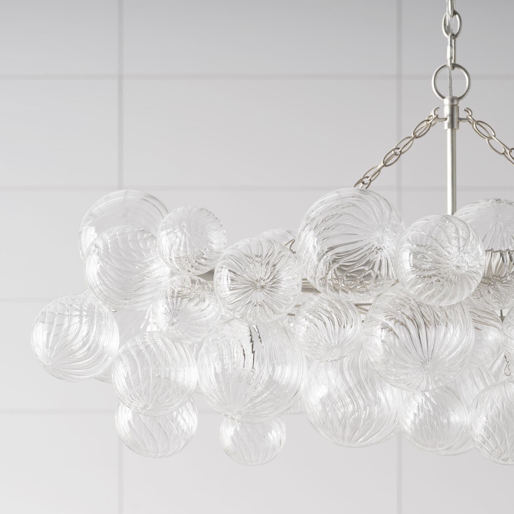 Aurora Chandelier Glass Ball Bubble Modern - Blowlighting