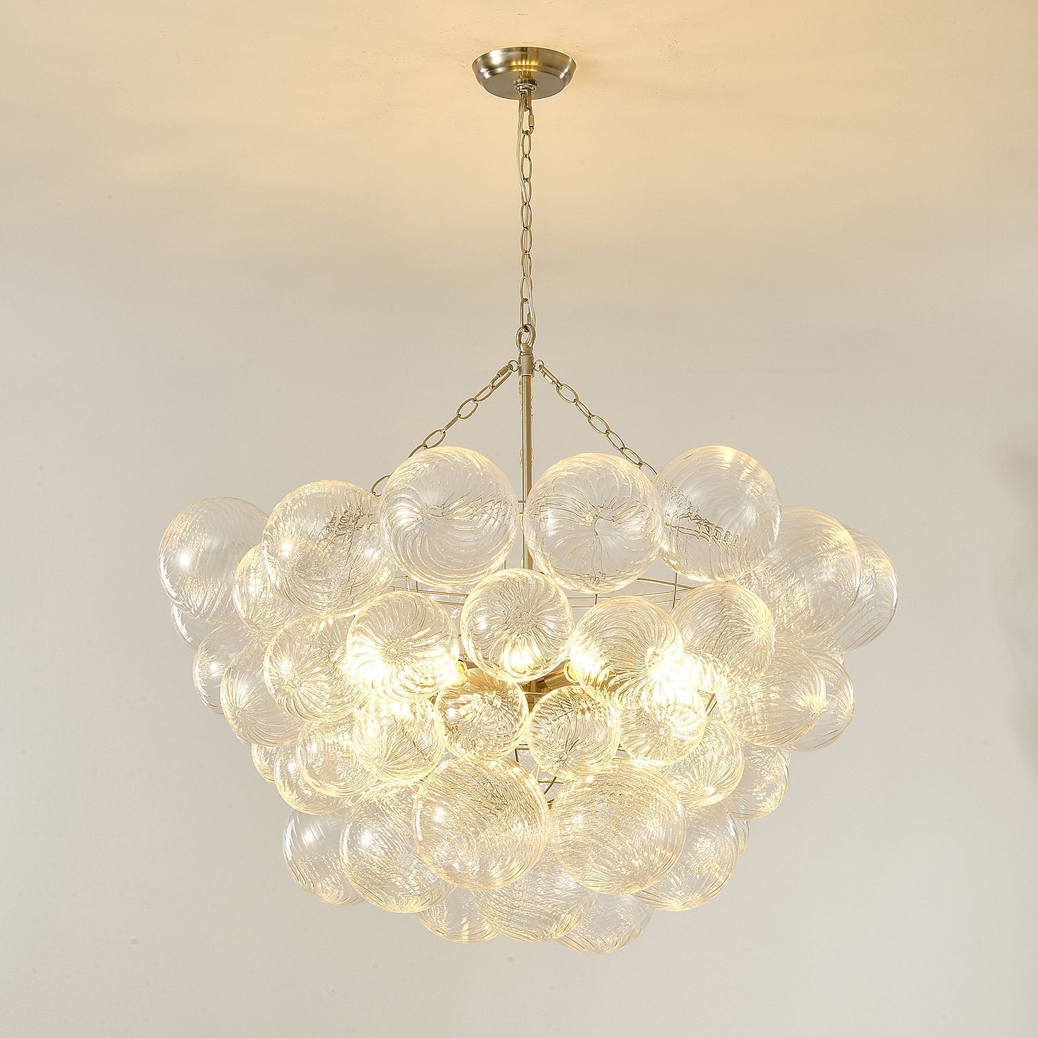 Aurora Chandelier Glass Ball Bubble Modern - Blowlighting