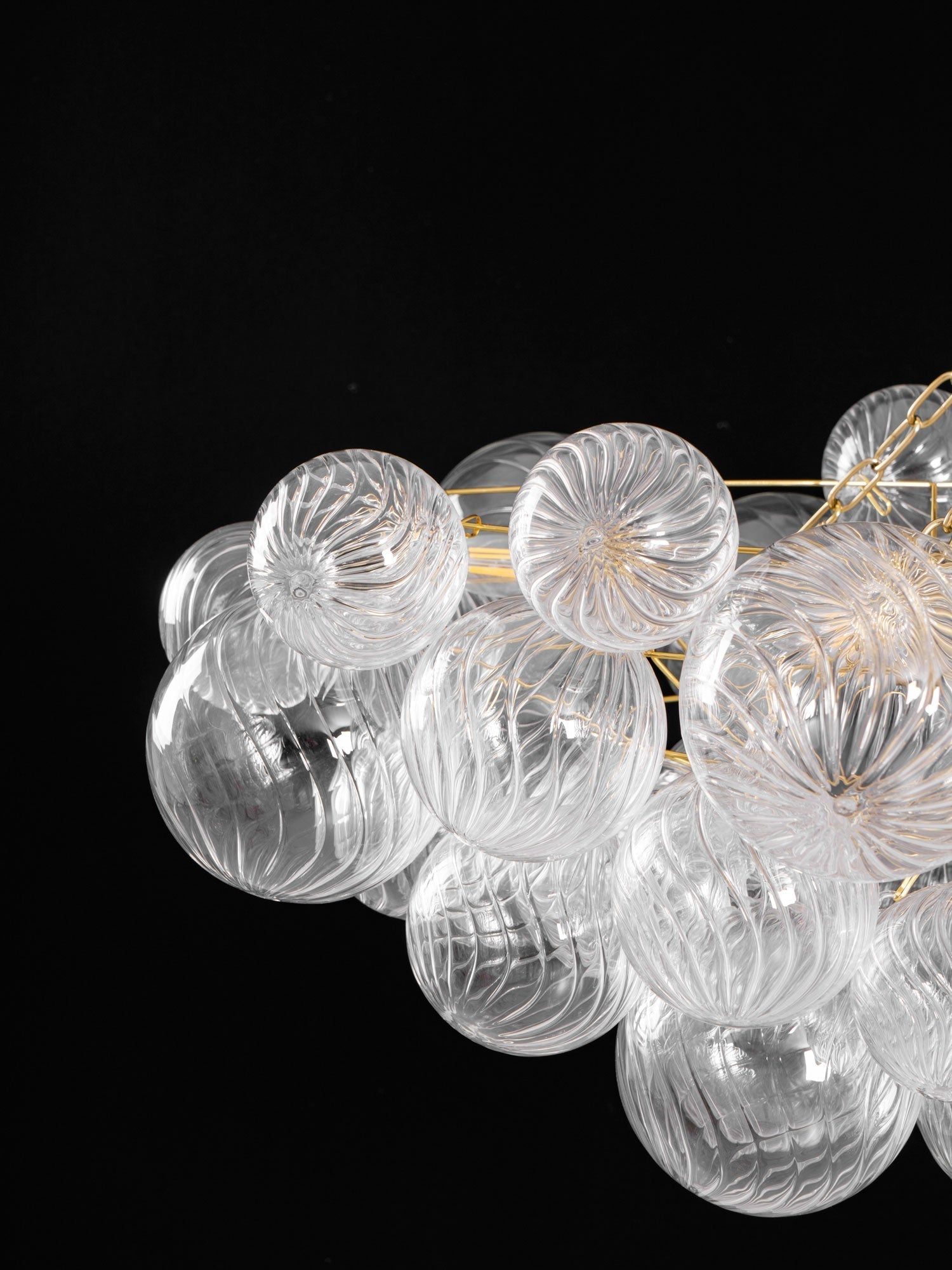 Aurora Chandelier Glass Ball Bubble Modern - Blowlighting