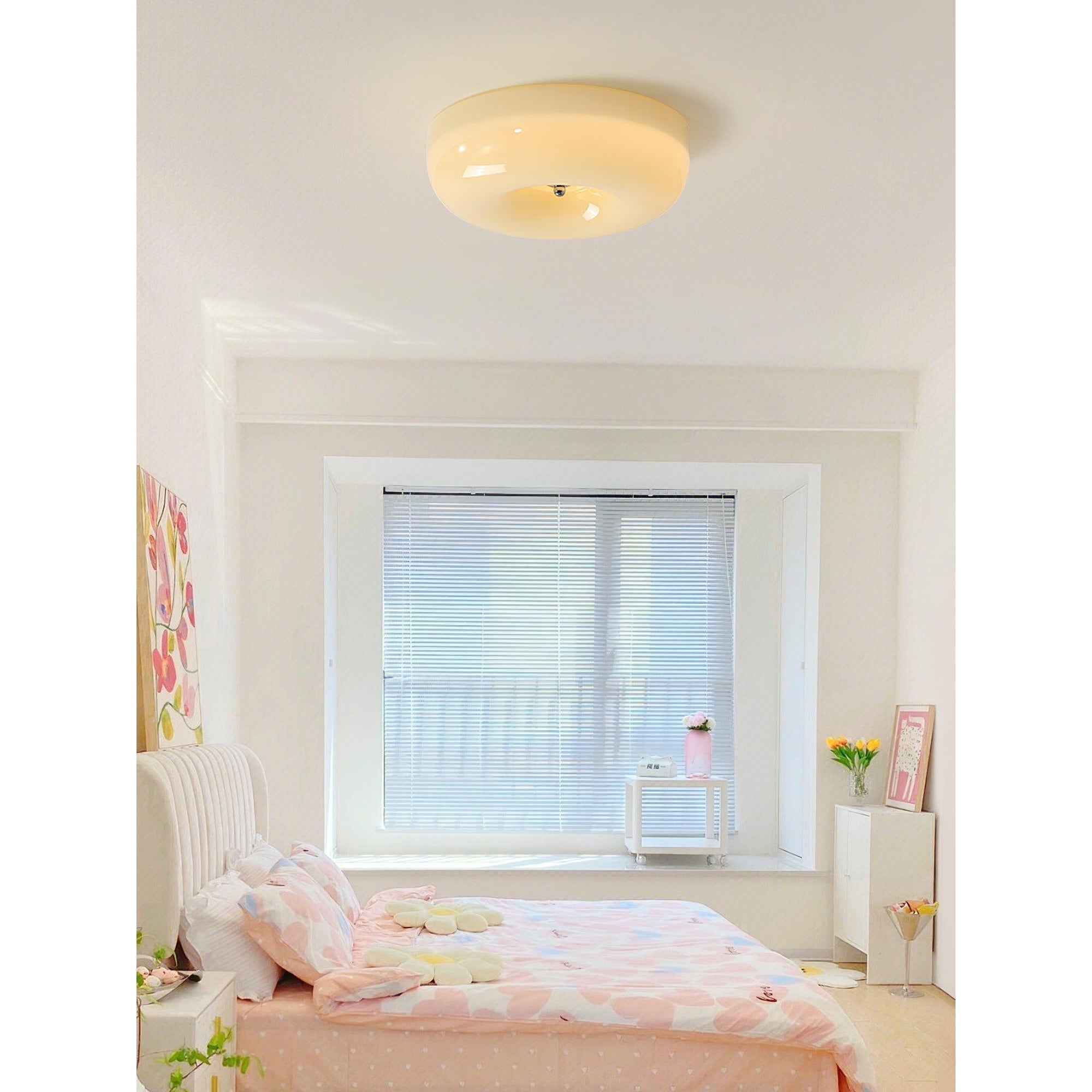 Ulsolir Elegance Art Button Glas Deckenlampe-Letslighting