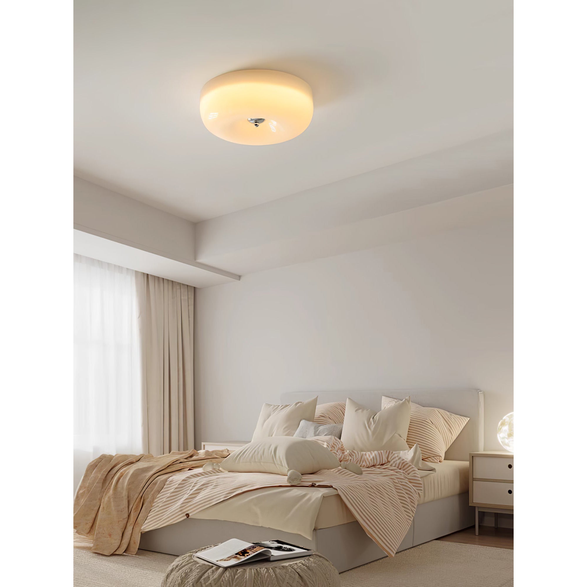 Ulsolir Elegance Art Button Glas Deckenlampe-Letslighting