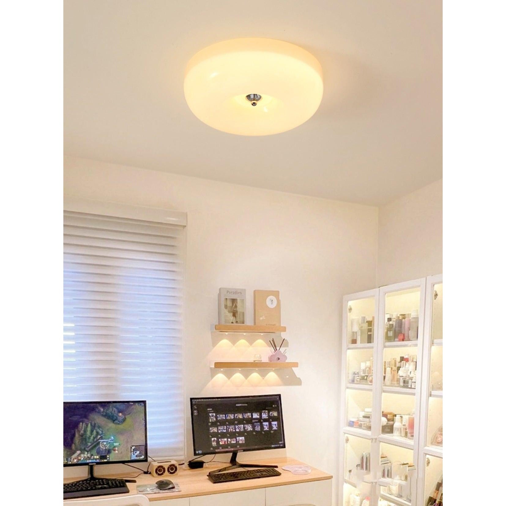 Ulsolir Elegance Art Button Glas Deckenlampe-Letslighting