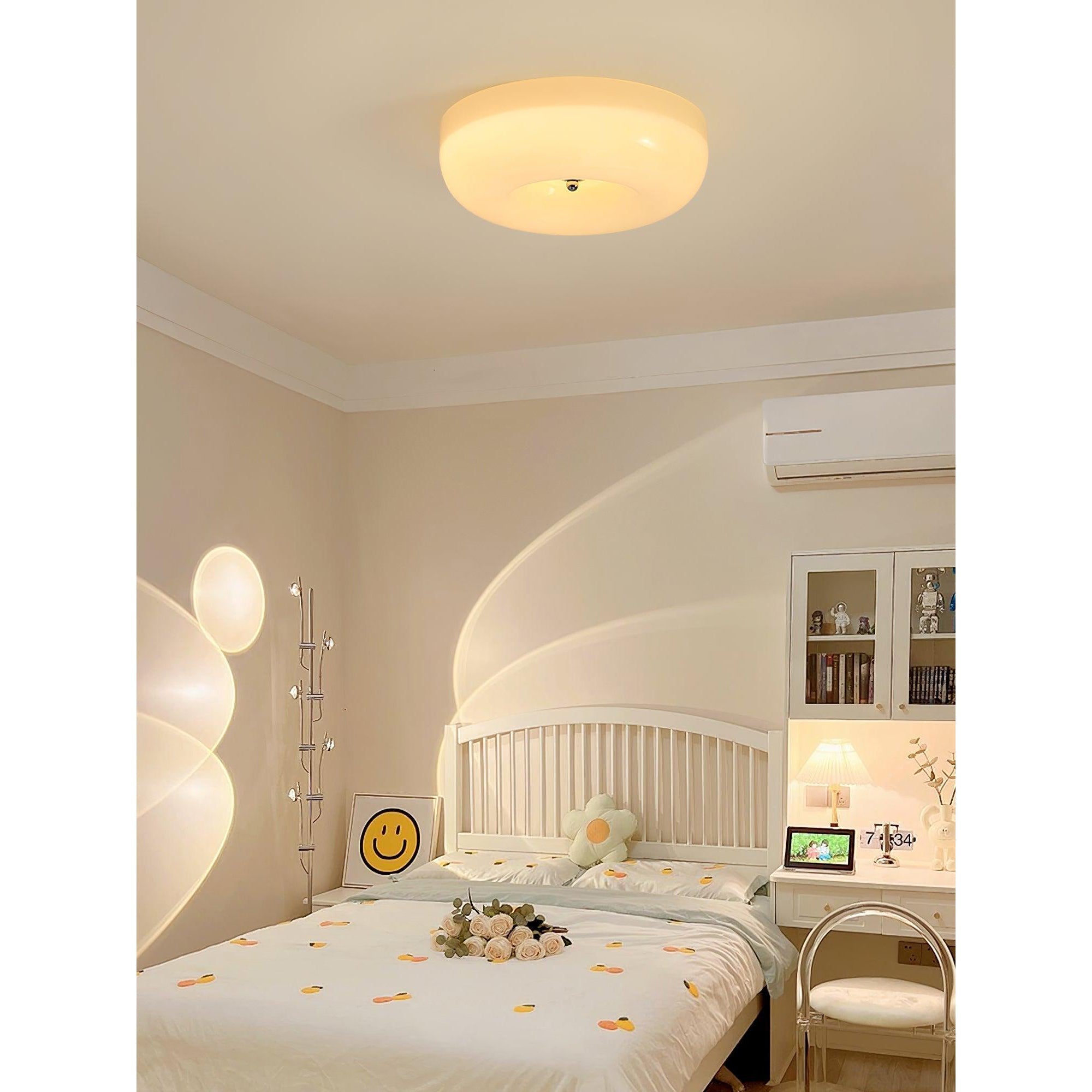 Ulsolir Elegance Art Button Glas Deckenlampe-Letslighting