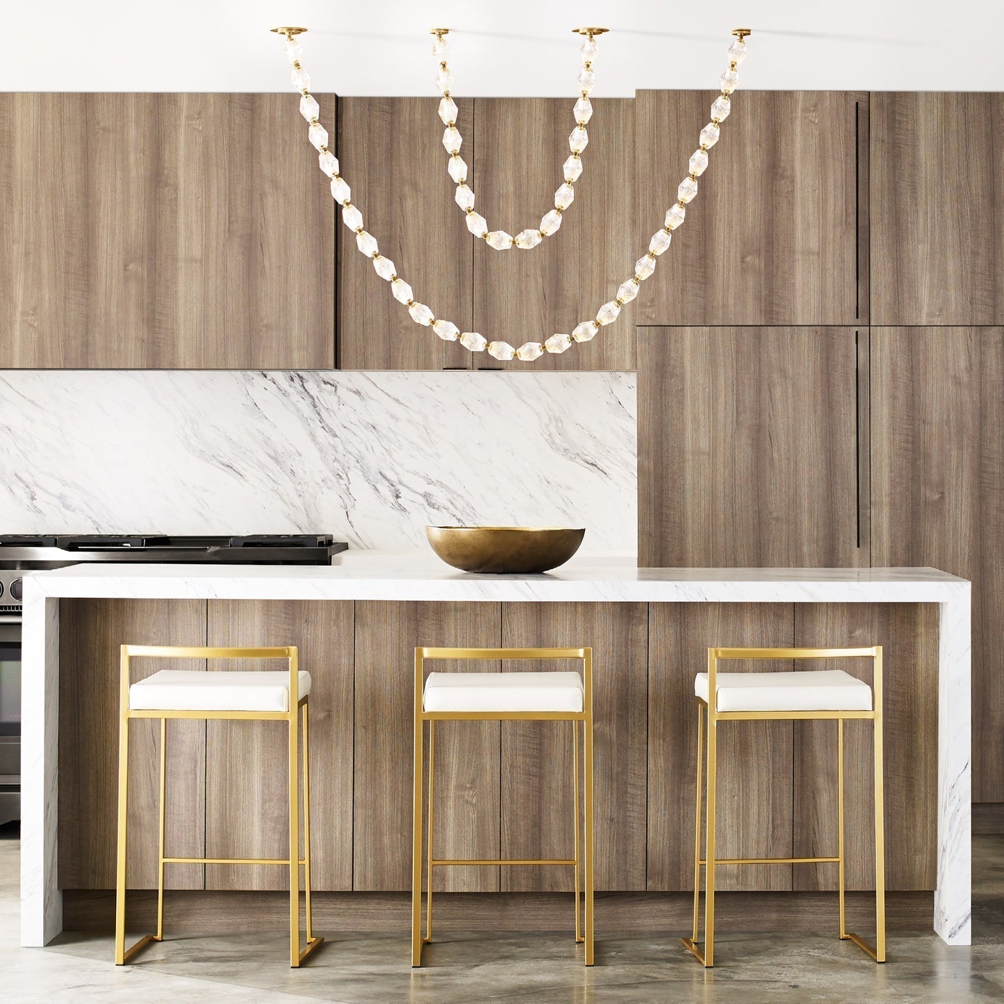 Pearlene Moderner Glas-Kronleuchter-Letslighting