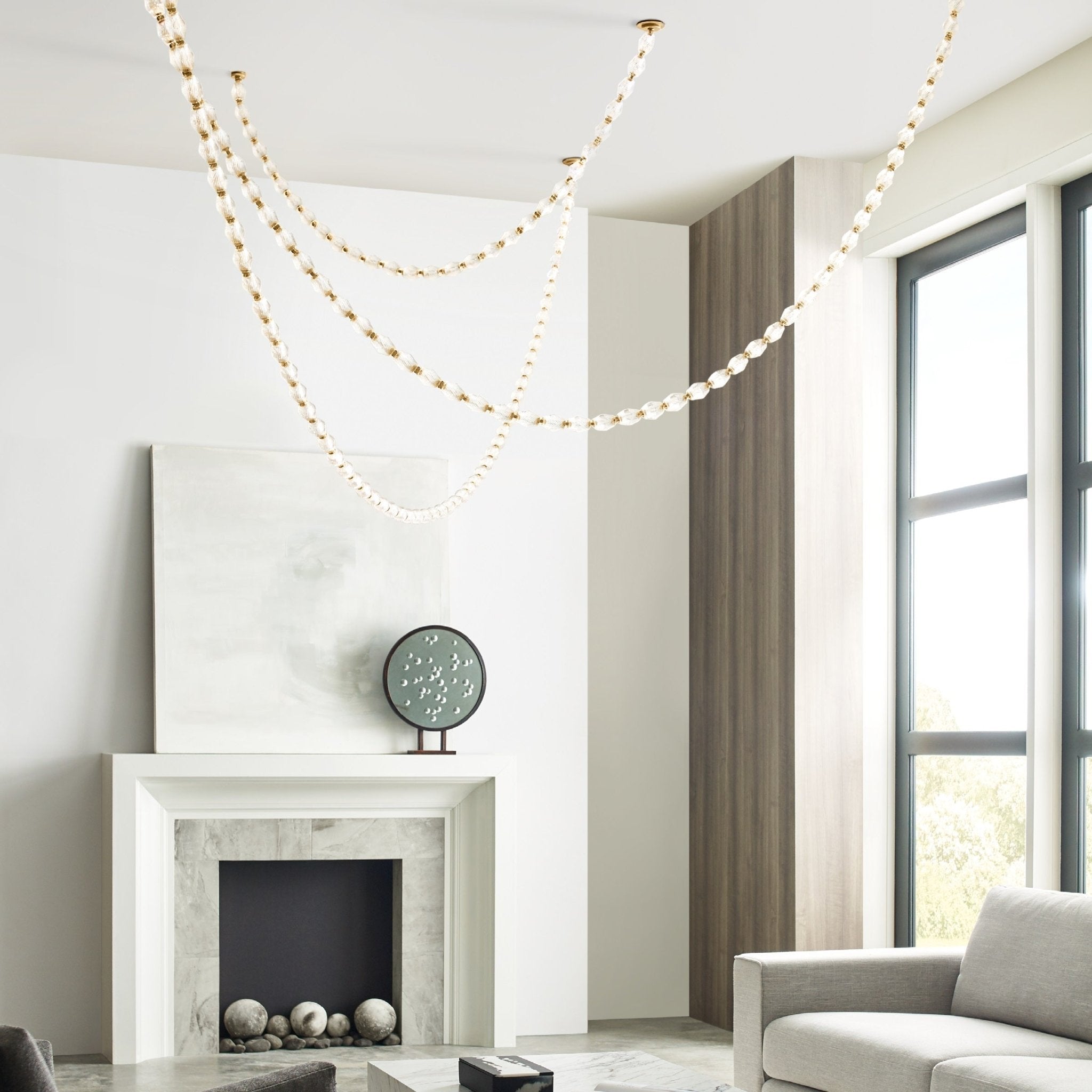 Pearlene Moderner Glas-Kronleuchter-Letslighting