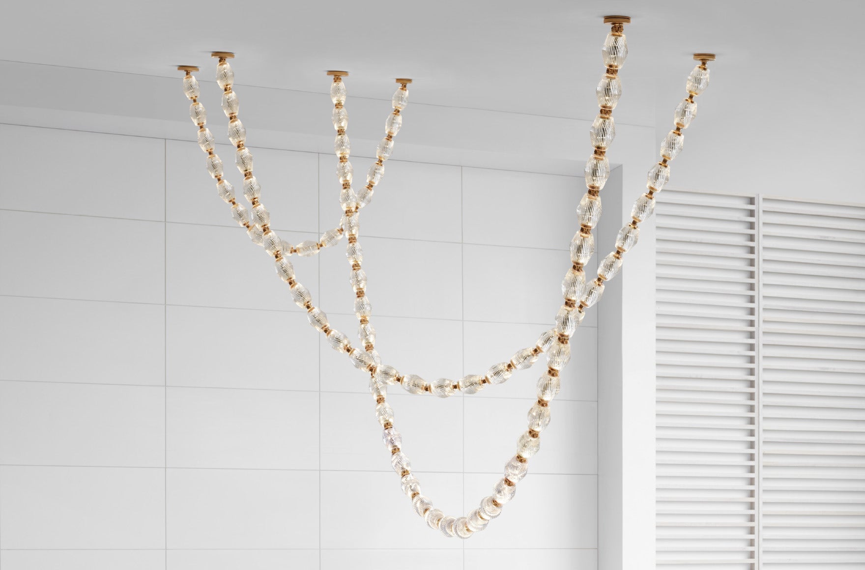 Pearlene Moderner Glas-Kronleuchter-Letslighting