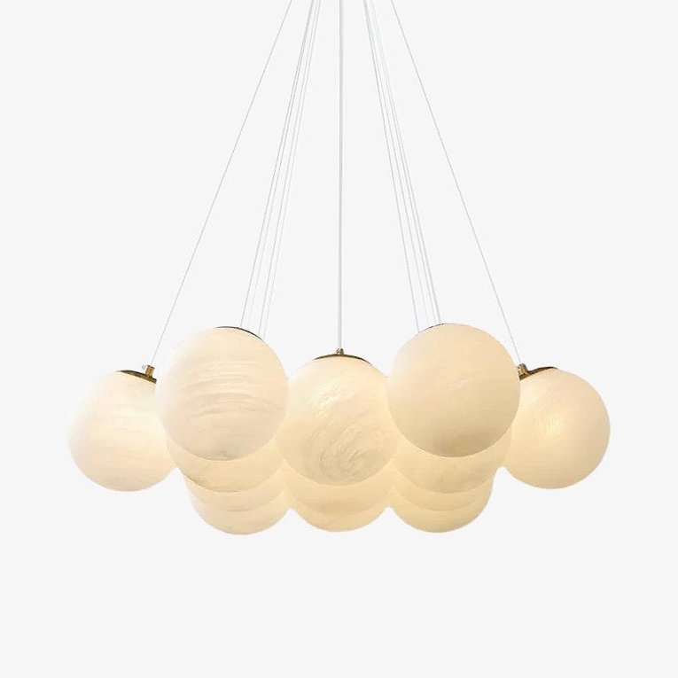 Lustra Kronleuchter Glas Cluster Mattglas-Letslighting