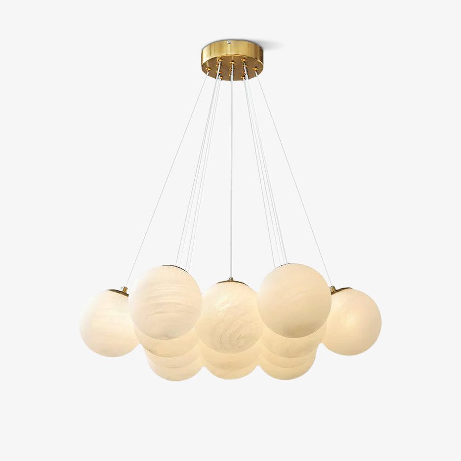 Lustra Kronleuchter Glas Cluster Mattglas-Letslighting