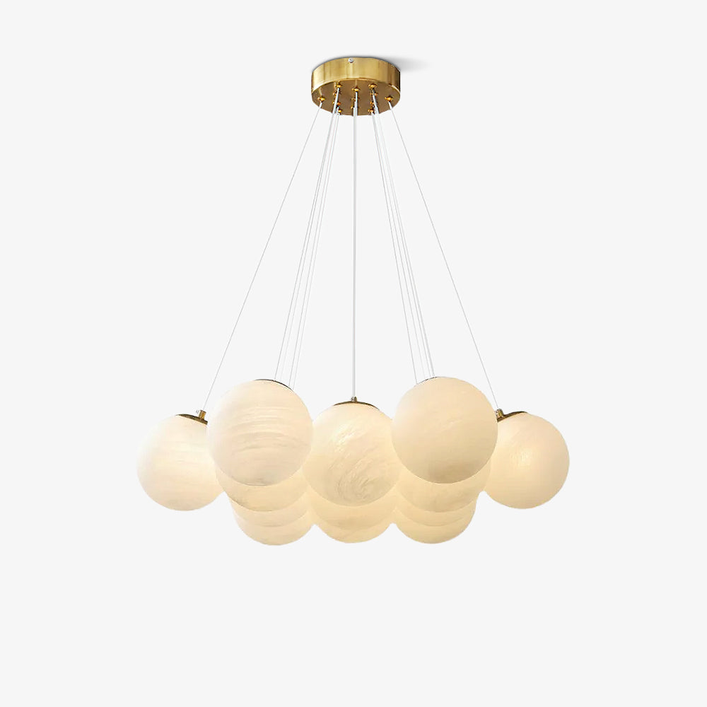 Lustra Kronleuchter Glas Cluster Mattglas-Letslighting