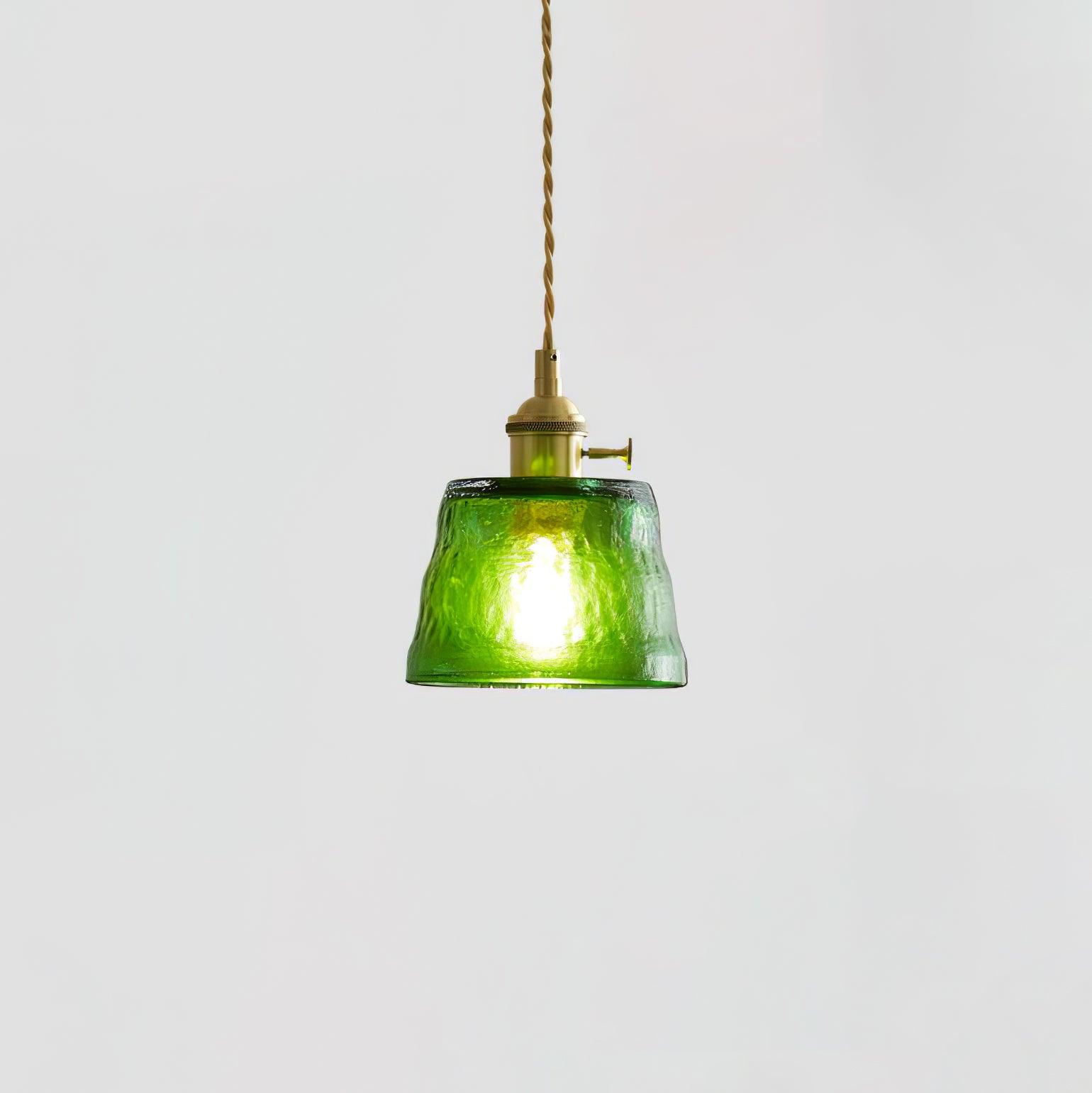 Lustra Pendelleuchte Kupferglas für Esszimmer-Letslighting