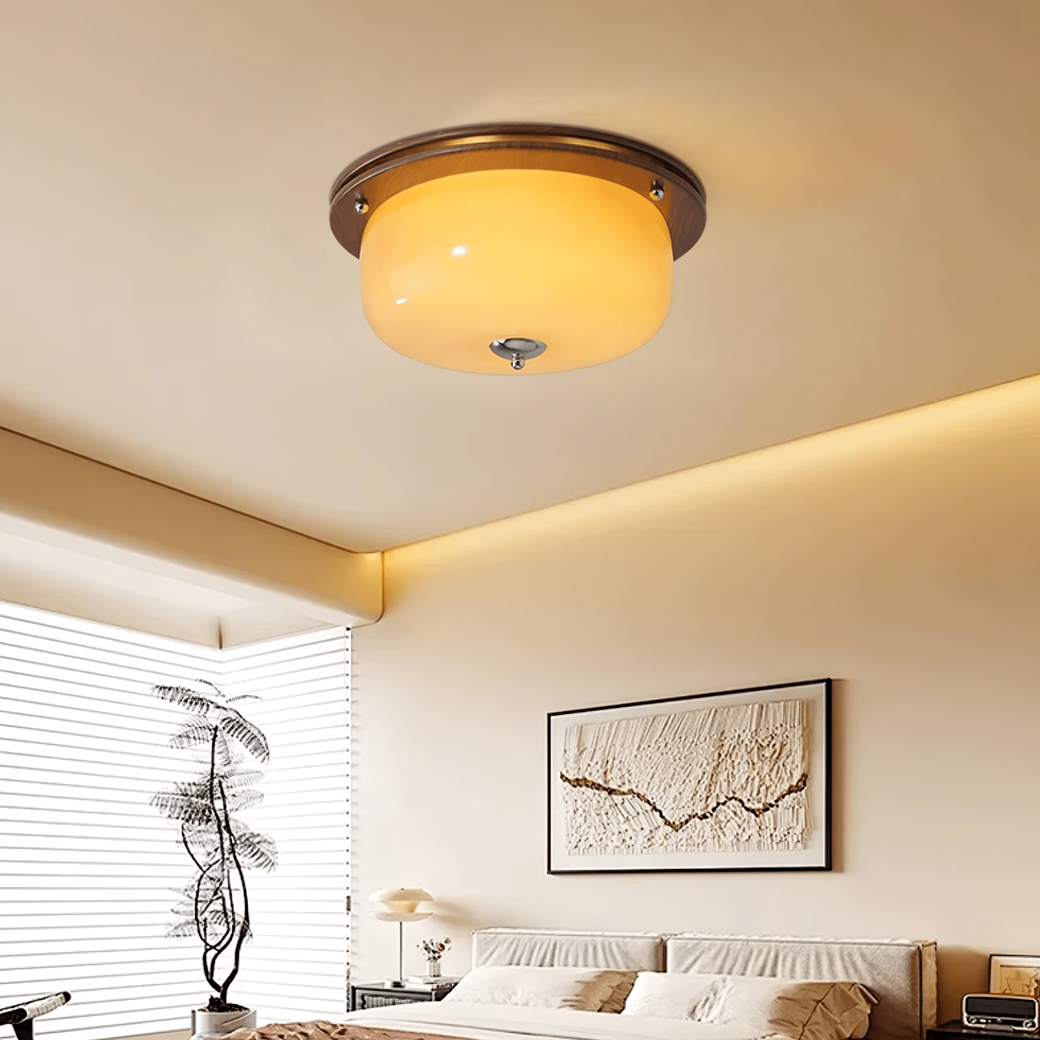 Vetheel Premium Nordic Art Kuppelglas-Deckenleuchte-Letslighting